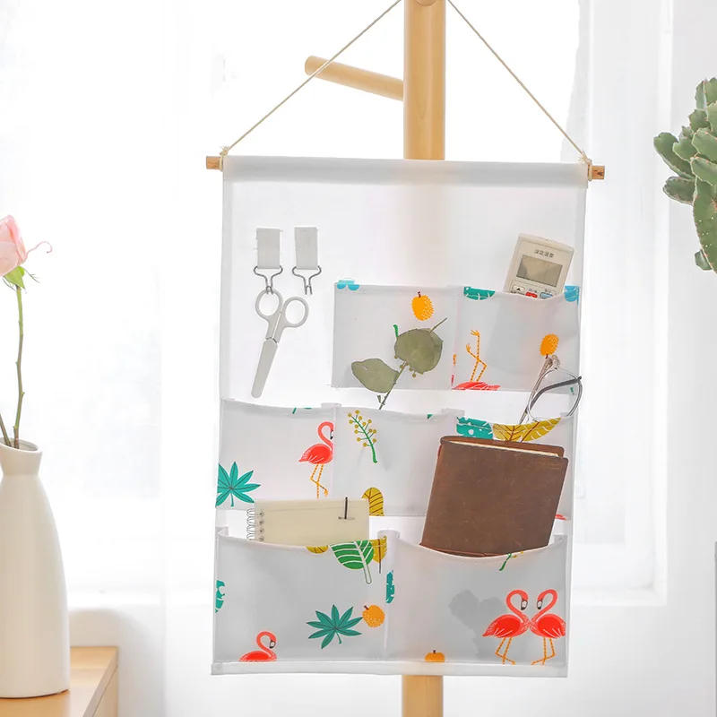 Boway Tomboy Storage Bag Hanging Bag Wardrobe Household Wall Mounted Door Multilayer Fabric Creative Wall Hangers Storage