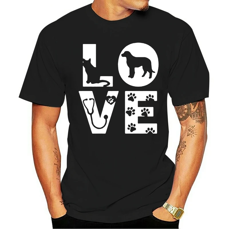 

Vet Tech Love Animals Veterinarian Technician T Shirt Women T Shirt Kawaii Tops Tee Women Slim Fit Sexy Cotton T Shirts 035605