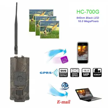 

HC-700G Hunting Camera Wild Surveillance Tracking Game Camera 3G MMS SMS 16MP Trail Camera Video Scouting Photo Trap IP56