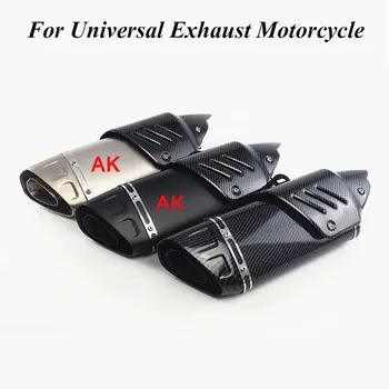 

51mm Universal Escapamento Moto DB Killer Motorcycle Exhaust Muffler Scooter For akrapoviccc YZF R6 R3 Ninja 400 300 ER6F ATV