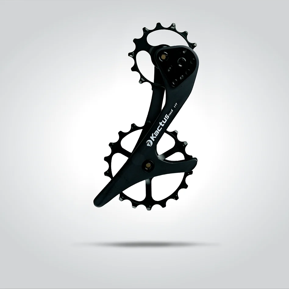 KACTUS 18TX шкив переключателя из углеродного волокна с ЧПУ AL MTB дорожный велосипед керамический подшипник Jockey Wheelfor Shimano M9000/M8000/M7000GS/M600