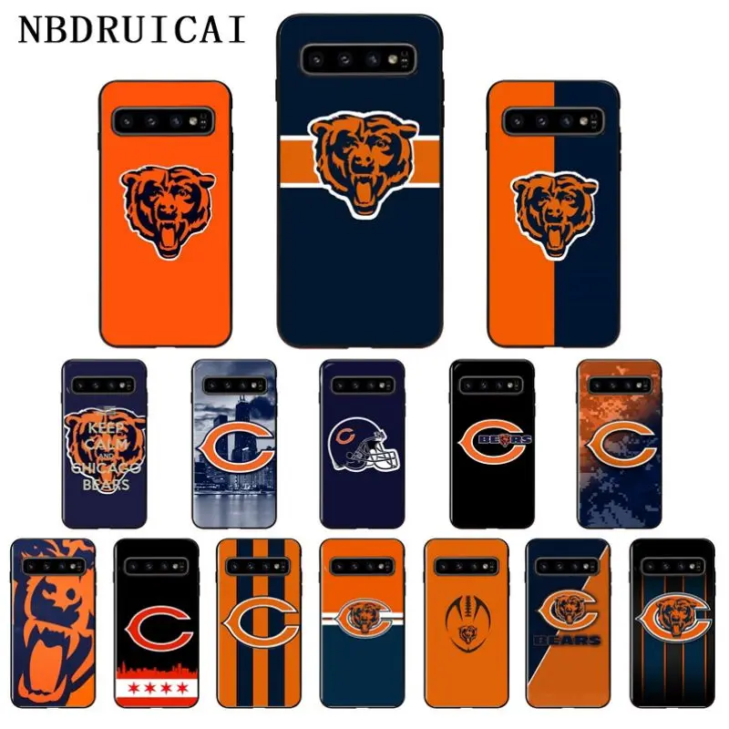 

NBDRUICAI Chicago Bears High Quality Phone Case for Samsung S9 plus S5 S6 edge plus S7 edge S8 plus S10 E S10 plus