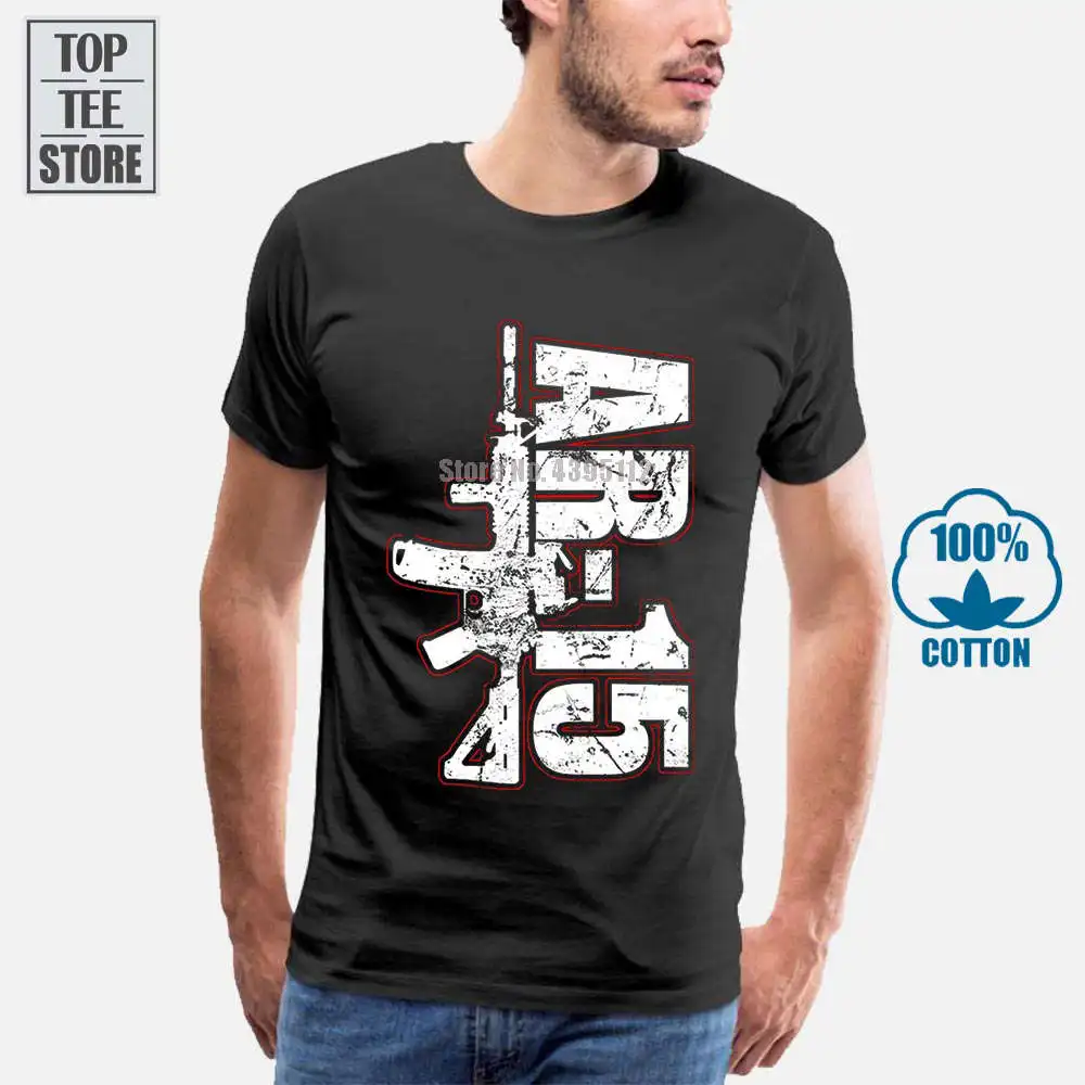

Summer Style Hip Hop Men T Shirt Tops Top Tee Cpt Mens Ar 15 Mil Spec Tactical R T Shirt 2018 Fashion Men