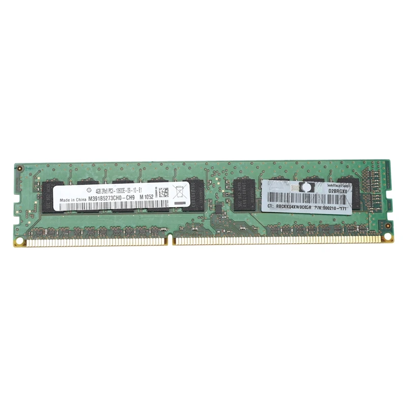 HOT-4GB 2RX8 PC3-10600E 1,5 V DDR3 1333MHz ECC оперативная память Unbuffered для серверной рабочей станции(4G