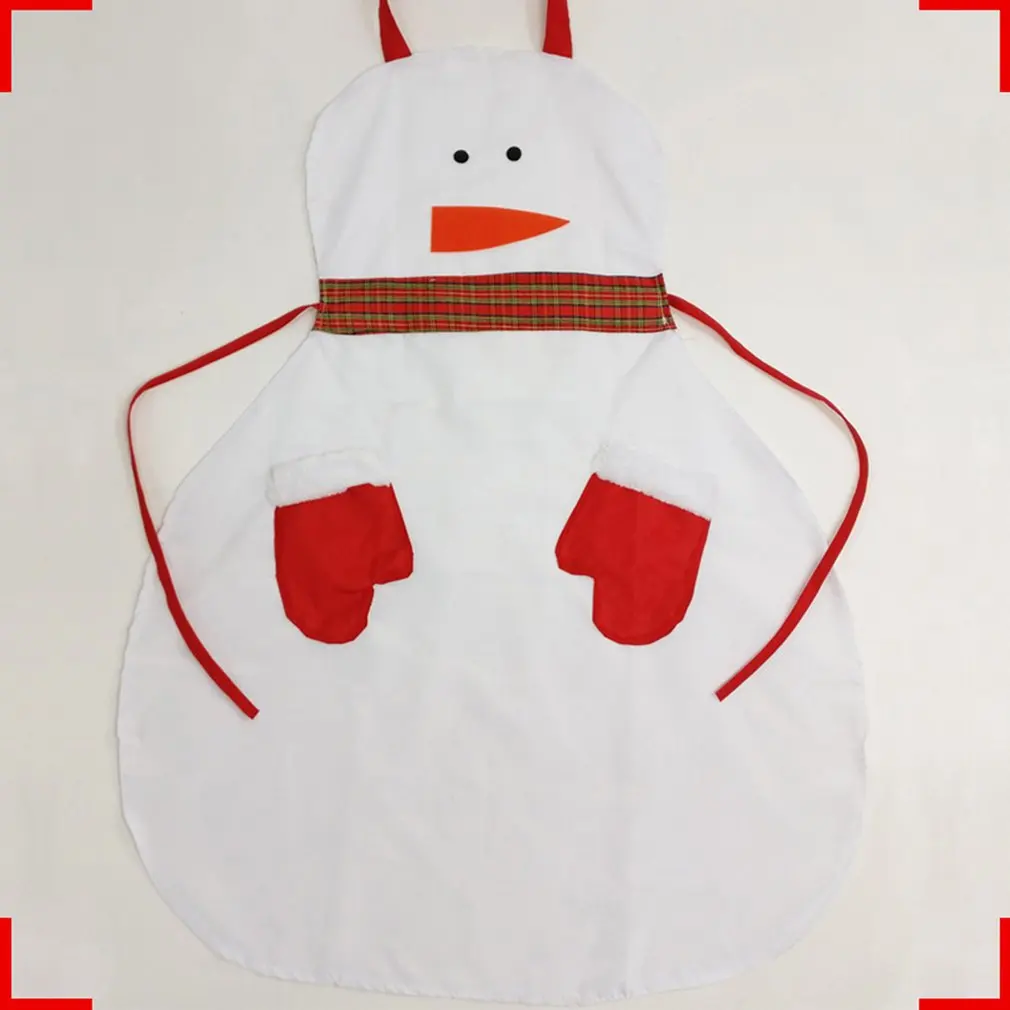 Christmas Apron Decoration for home for women Snowman Santa Spoof Sexy Novelty Party men Kitchen Cooking BBQ Bar Funny Freeship