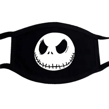 

Halloween Masquerade Cosplay Mask Winter Face Mask K-pop Dust Mask Casual Black Warm Mask Festive Party Funny Masks
