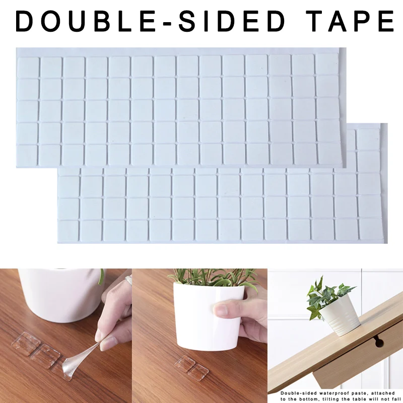 5x DOUBLE-SIDED SUPER STICKY GRIPPING ADHESIVE ANTI SLIP PADS KITCHEN CAR TAPE 