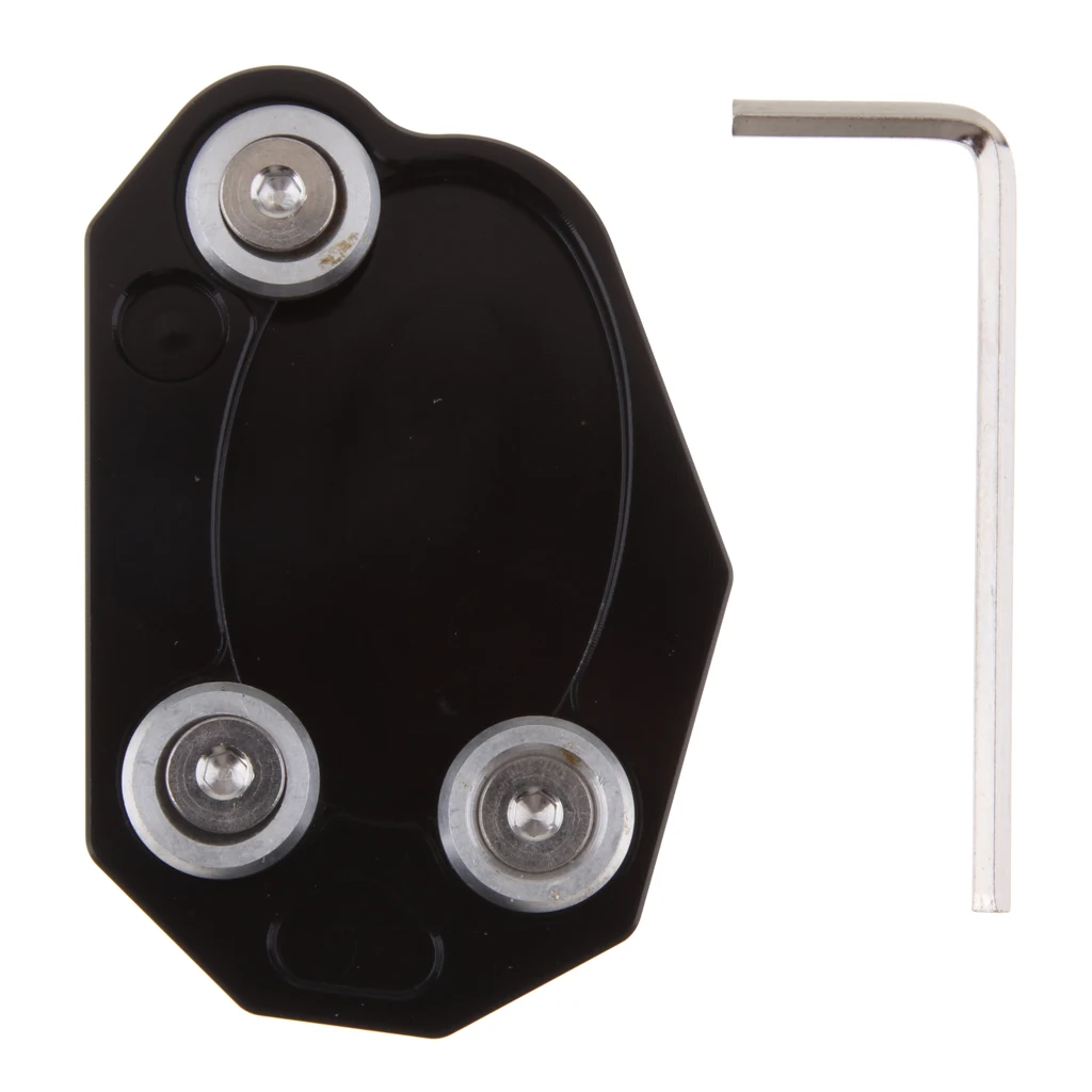Motorcycle CNC Side Stand Kickstand Enlarge Plate Pad For Kawasaki Z1000