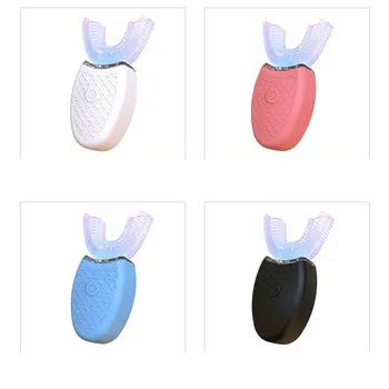 

U-shaped beauty instrument automatic mouth containing electric lazy toothbrush charging ultrasonic vibration brightening tool