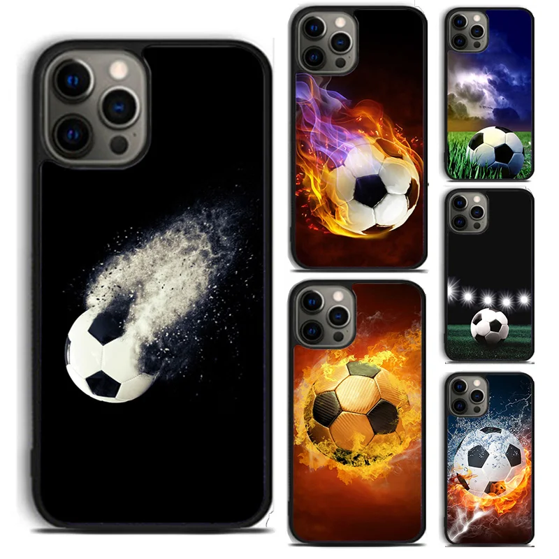 Football Soccer Ball Phone Case Cover For Iphone 14 5 6 7 8 Plus X Xr Xs Se2020 Apple 11 12 13
