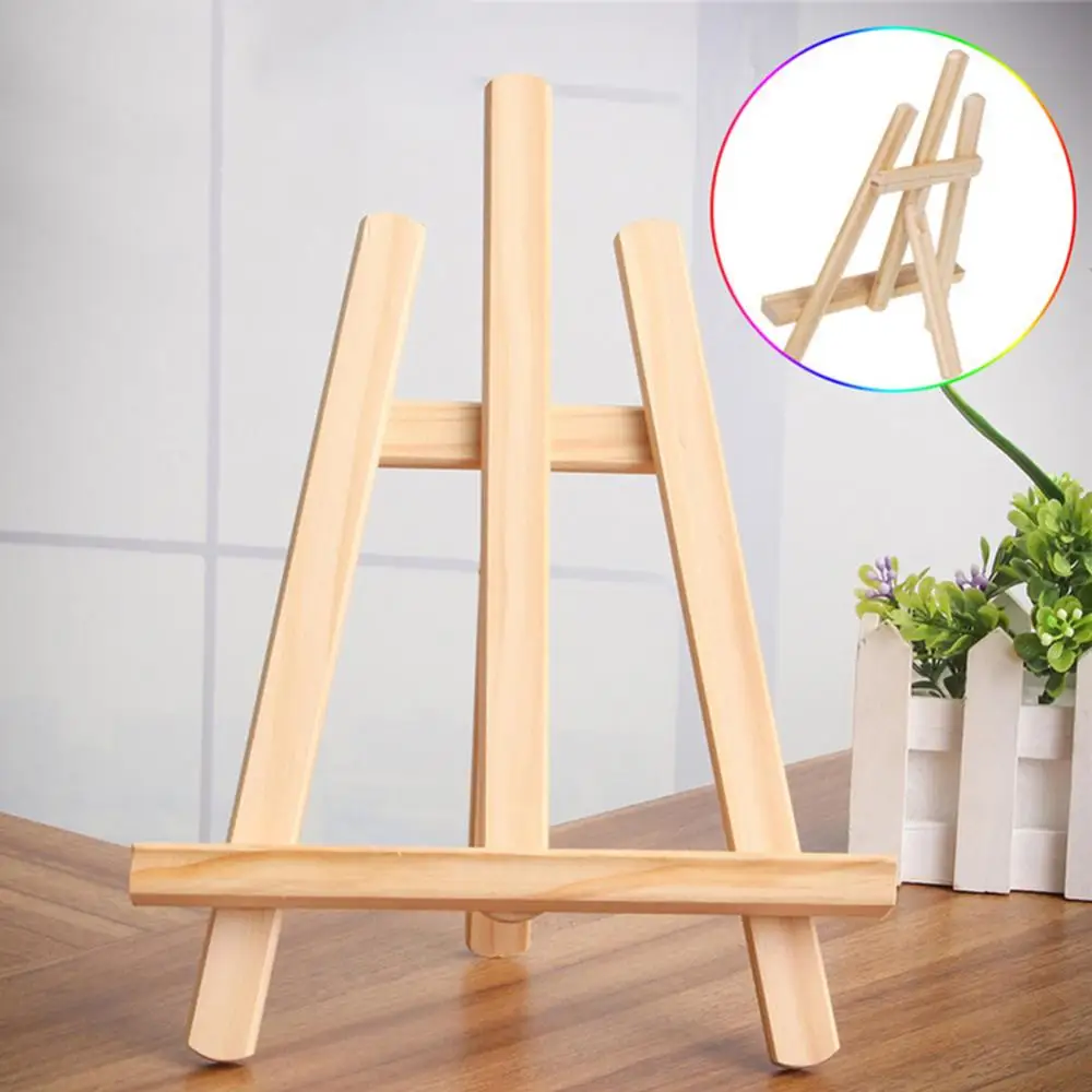hardness Wooden Easel for Kid Adjustable Painting Drawing Stand Easel Frame Artist Tripod Writing Board Display Shelf Home Decor