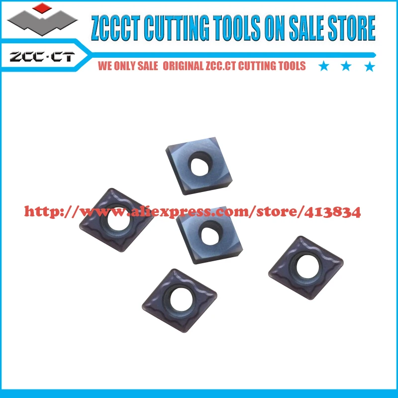 

10pcs ZCC tool cutter CCMT060204-EM YBG205 CCMT ZCC.CT Cemented Carbide CNC Cutting tools turning insert