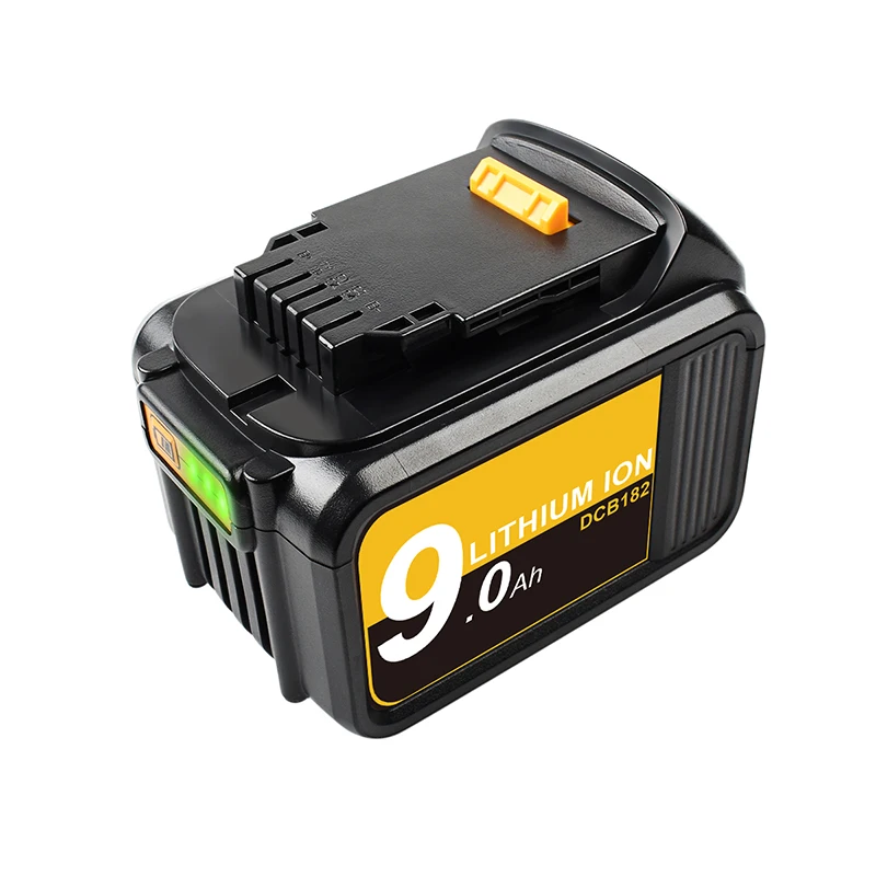 Bonacell 18 V 9.0Ah MAX XR батарея Электроинструмент Замена для DeWalt DCB184 DCB181 DCB182 DCB200 20V 5A вольт 18В батарея|Перезаряжаемые