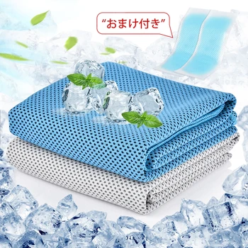 

2pcs Sport Towel Rapid Cooling Ice Face Towel Quick-Dry Ice Towels Summer Enduring Instant Chill Towel For Fitness Yoga Swimming