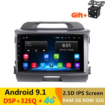 

9" 2G RAM 32G ROM Android Car DVD Video Player GPS For KIA Sportage R 2011 2012 2013-2015 audio car radio stereo navigation