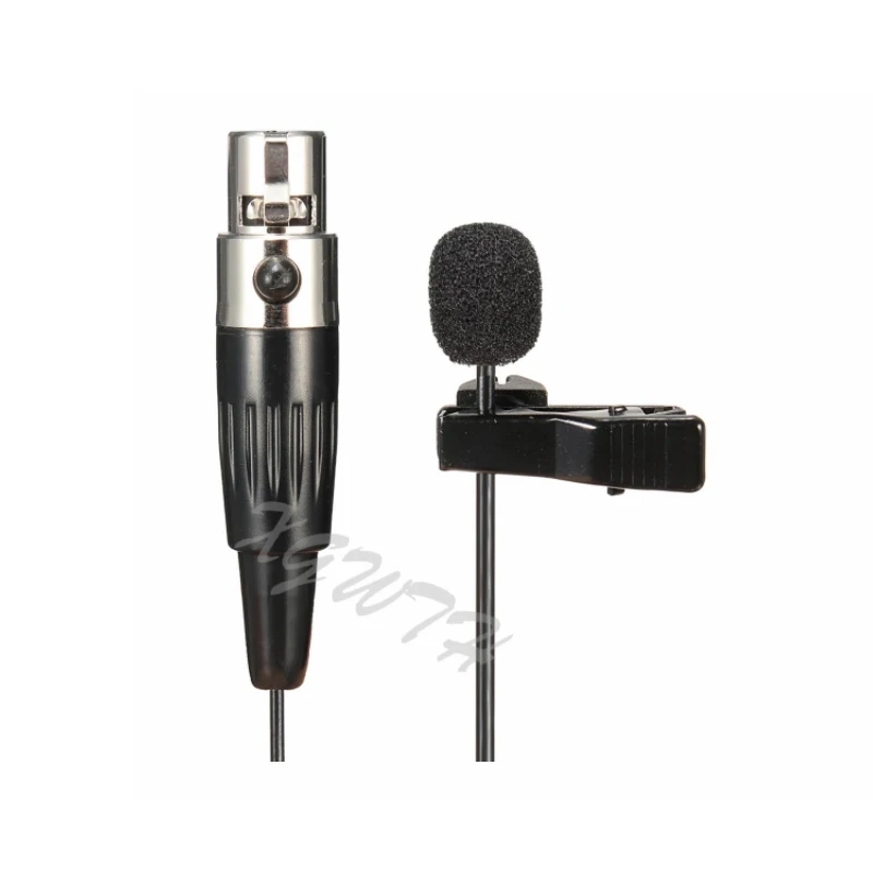 Микро Мини галстук с зажимом TA4F 4Pin XLR петличный всенаправленный микрофон для Shure