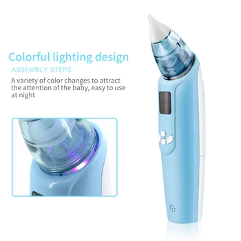 

Baby Nasal Aspirator Electric Nose Cleaner Newborn Infant Safety Sanitation Nasal Discharge Patency Tool Kid Nose Care Equipment
