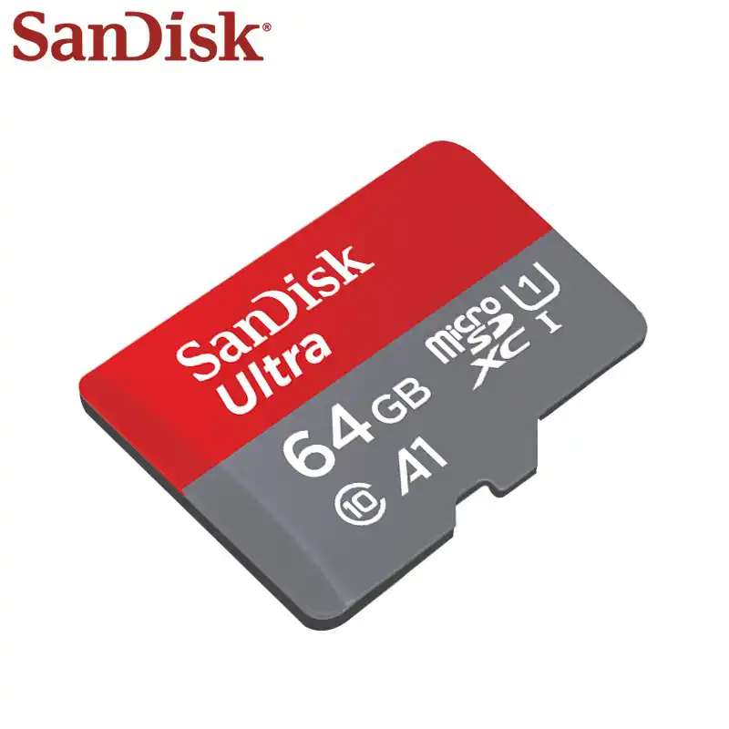 Amazon Com Sandisk Ultra 64 Gb Micro Sdhc Micro Sdxc Uhs I Card Up To 48mb S Sdsqunb 064g Gn3mn Computers Accessories