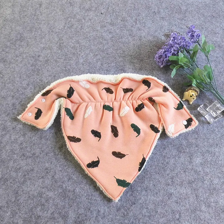 Pink Детский шарф, детский шарф из муслина, бандана, нагрудники для новорожденных, младенец, девочка, малыш, зимний весенний шарф, детский нагрудник, подарок - Цвет: Pink