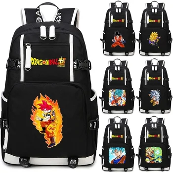 

Dragon Ball Z Bag Students Daily Backpack New Casual High Quality Daily Knapsack Super Saiyan Goku Men Women Travel Mochila