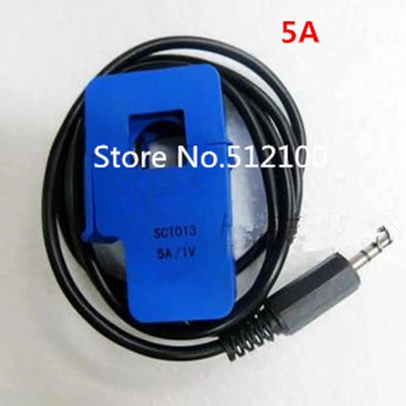 Free shipping 2pcs 5A SCT-013-005 Non-invasive AC current sensor Split Core Current Transformer | Электронные компоненты и