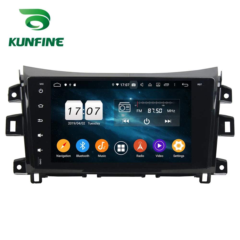 Android 9,0, четыре ядра, 4 Гб ОЗУ, 64 Гб ПЗУ, автомобильный DVD, gps, мультимедийный плеер, стерео, для Nissan Navara, для левостороннего вождения