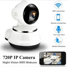 720P HD беспроводная Wifi ip-камера для домашней безопасности, камера наблюдения, объектив 3,6 мм, широкоугольная камера для помещений, поддержка ночного видения