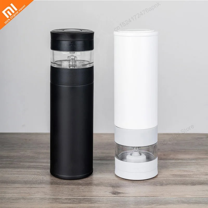 Original xiaomi mijia tea separation mug 304 stainless steel portable water 360ml water cup with filter cover separation smart
