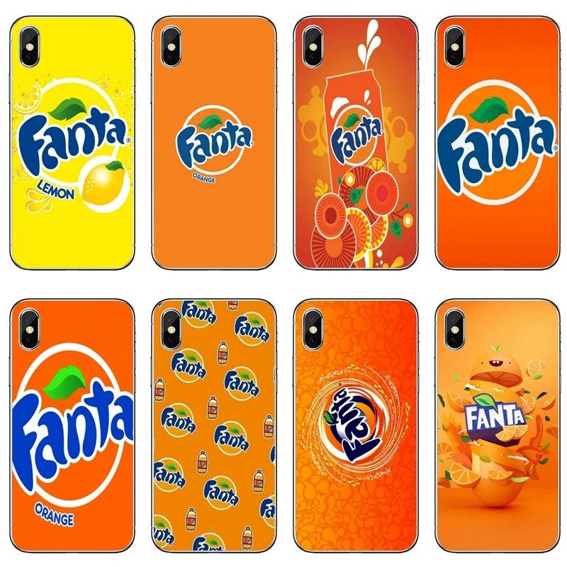 Fanta Drink Orange Accessories Phone Case For Huawei P40 P30 P20 Pro P10 P9 Lite Y5 Y6 Y7 Y9 P Smart Plus 2018 2019 | Мобильные