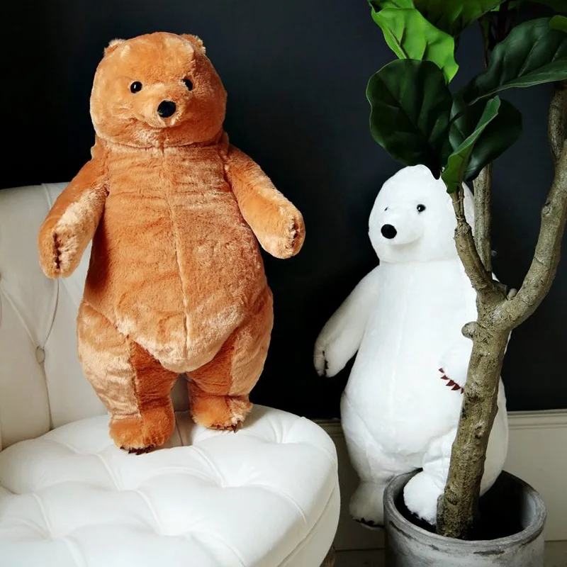 

Hot Selling Standing Big Brown Bear Doll Plush Toy-Processing Recruit