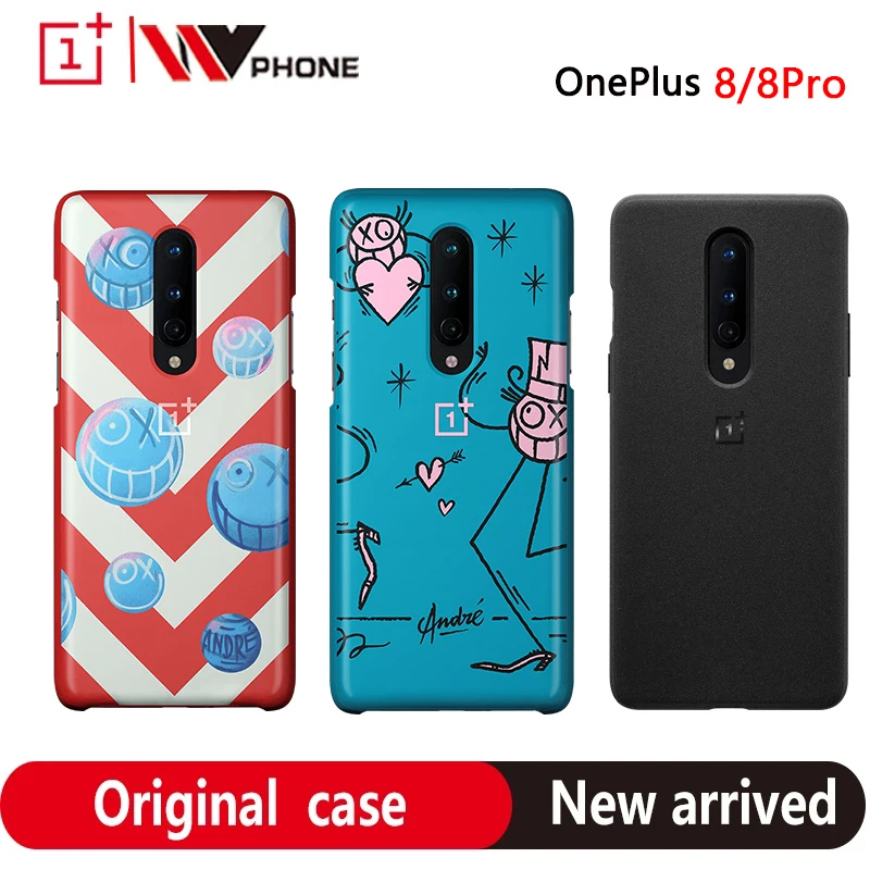 Original Official OnePlus 8 / 8Pro OnePlus 8 Case Karbon Carbon Sandstone Nylon Bumper Case Back Cover Shell