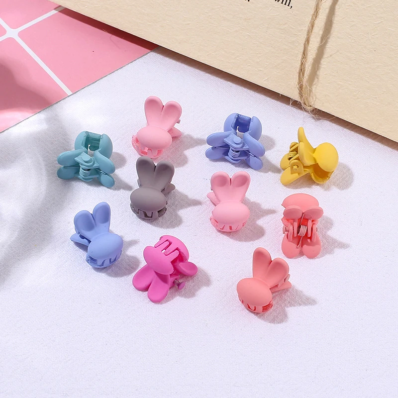 knot hair band 10pcs/pack Small Hair Claw Clips for Kids Girls Coloful Mini Crab Hairclip Clamp DIY Hair Styling Barrettes Hair Accessories hair accessories for brides