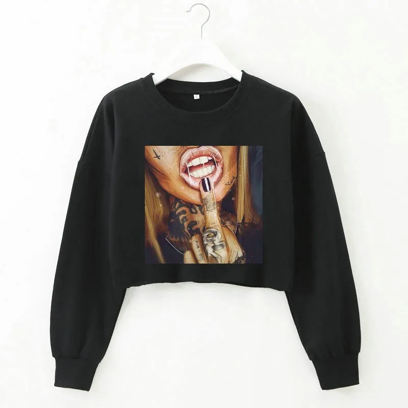 YH07256 Harajuku Women 3D Print Long Sleeve Solid Slim Fit T Shirt Casual Loose Streetwear Sweatshirt Tshirt Femme Pullovers Tee Tops - Цвет: YH07256