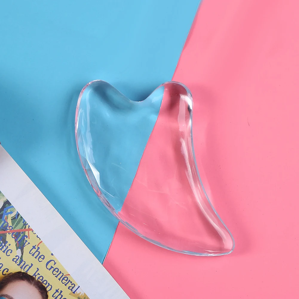 Китайский Gua Sha пластинчатый скребок для глаз лица кристаллическая доска акупунктурный массажер забота о здоровье
