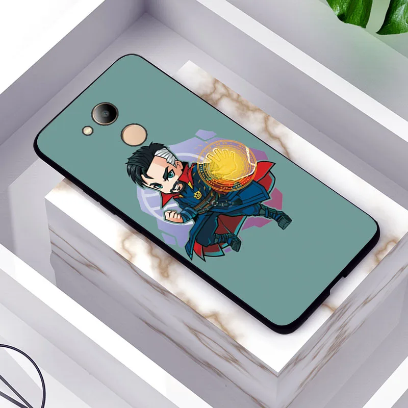 TPUBLK583 Тор, Мстители для huawei Honor 6C Pro Чехол Honor 5A Ru 6X 6A Honor 7A Pro 7C Чехол черный ТПУ для huawei Honor 9 8 Lite 6C - Цвет: TPUBLK583