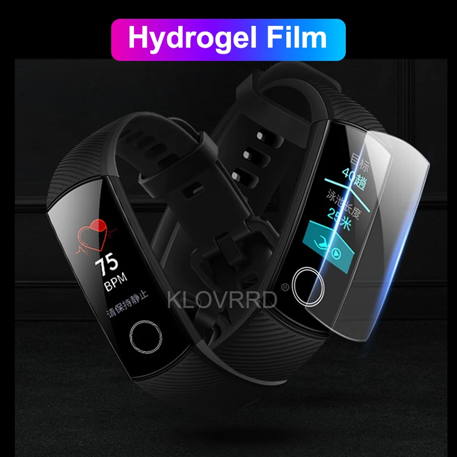 Защитная Гидрогелевая пленка на весь экран для huawei Honor Band 5 4 Running A2 zero 3 Pro 3e B3 B5 Smart