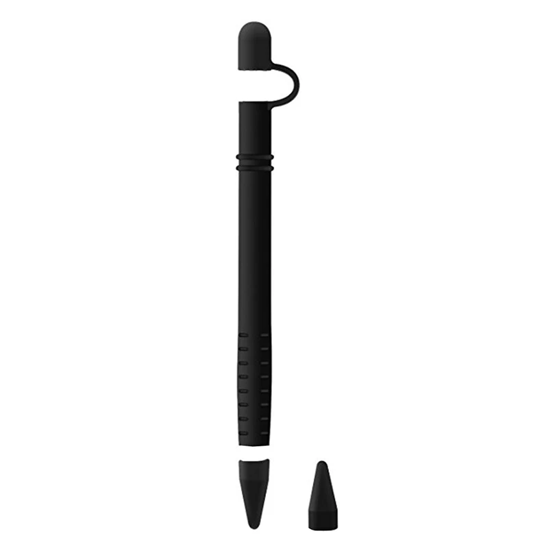 Чехол для Apple Pencil силиконовый чехол-рукав с защитным колпачком держатель для iPad Pencil Touch Pen Чехол со стилусом A40