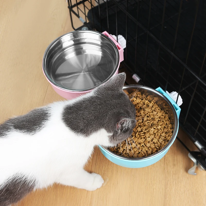 Дозатор корма для домашних животных кошка зеленая собака диспенсер воды миски