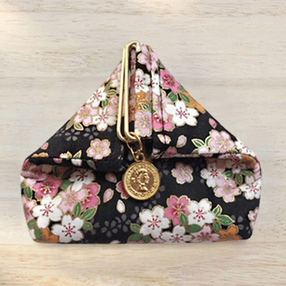 Women Girls Pattern Coin Purse Mini Pouch Portable Triangular Purse d88