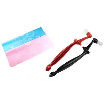 

1 Pcs 65 X 45cm Silicone Pad Bakeware Tools & 2 Pcs Double Head Anti-Scald Handle Coffee Machine Cleaning Brush