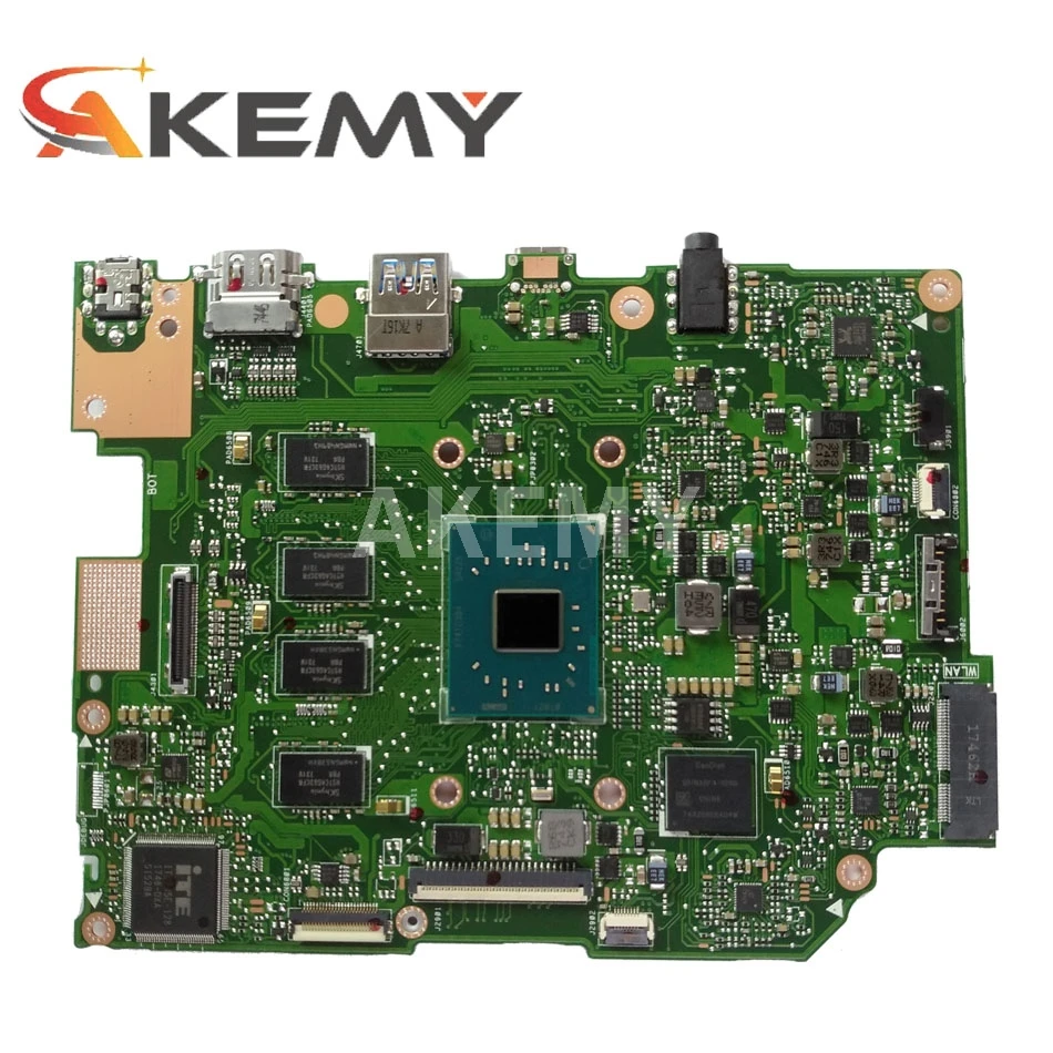 Материнская плата E403NAS для ASUS E403NA E403N Laotop материнская с процессором N4200 2G-RAM 32G-SSD |
