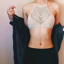 Biquinis Feminino женский сексуальный открытый трикотажный купальник женский Повседневный однотонный Купальник Бикини Топ