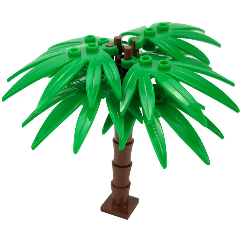 MOC Plants The Mushroom Pine Tree Flowers Building Blocks Toys for Children Assemble Blocks DIY Gifts Kids Toy 16