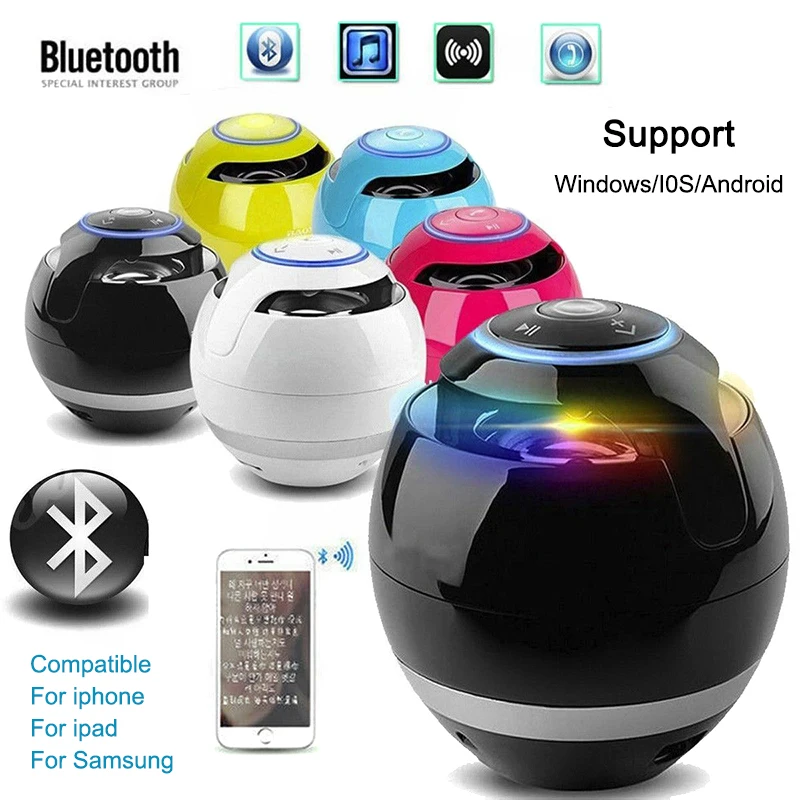 Беспроводной Bluetooth динамик сабвуфер Портативный Волшебный шар Soundbox для iPhone/Android HSJ-19