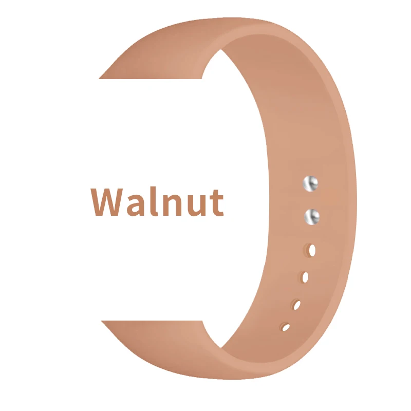 Орех силиконовый браслет ремешок для наручных часов Замена iwatch спортивный 38 мм