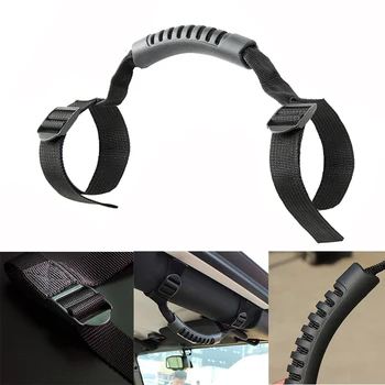 

Grip Handle for Jeep Wrangler Handles Roll Bar Grab Handles for Jeep Wrangler YJ TJ JK JKU 1987-2020(Black)