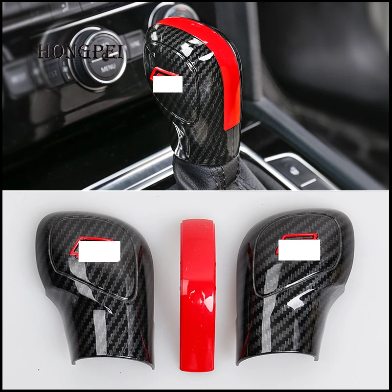 

Car Styling For VW Golf 6 7 7.5 Passat B7 B8 T-roc Beetle Polo Tiguan MK2 Jetta Gear Shift Knob Cover Trim Sticker Accessorie