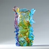 Luxury 3D Glass Vase Vivid Fish Lotus Flower Table Living Room Decor Home Garden Crystal Crafts Signify Fortune Richer Surplus 1