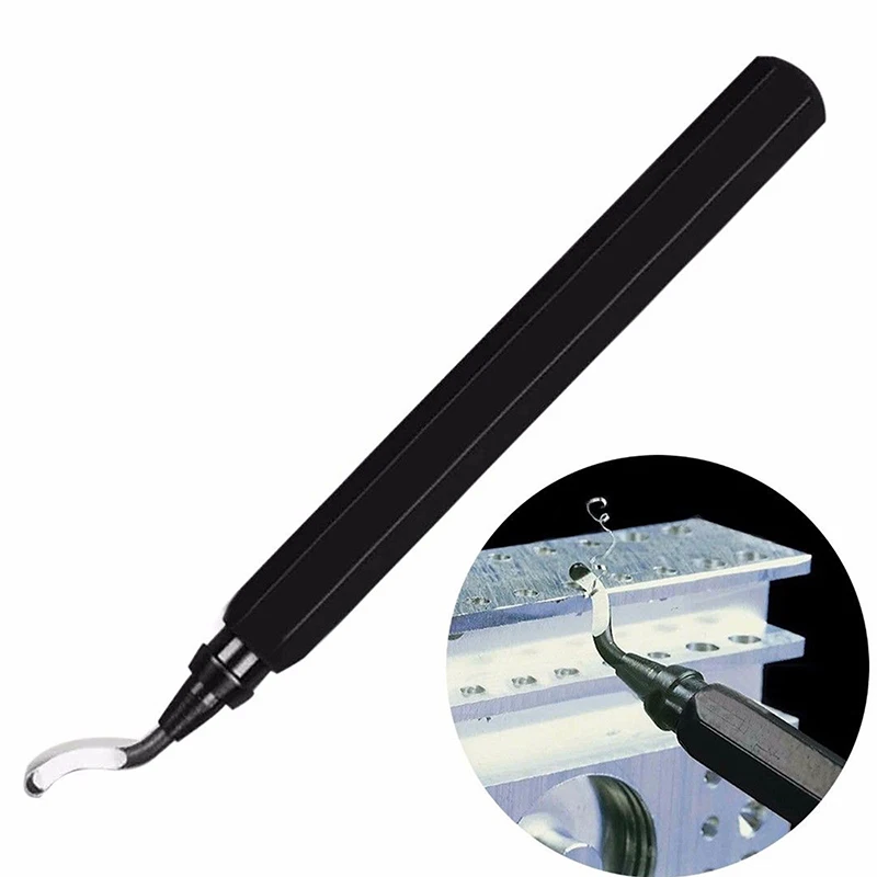 Металлический инструмент для снятия заусенцев, вращающийся практичный и удобный инструмент для снятия заусенцев RB1000 с лезвиями, высокое качество
