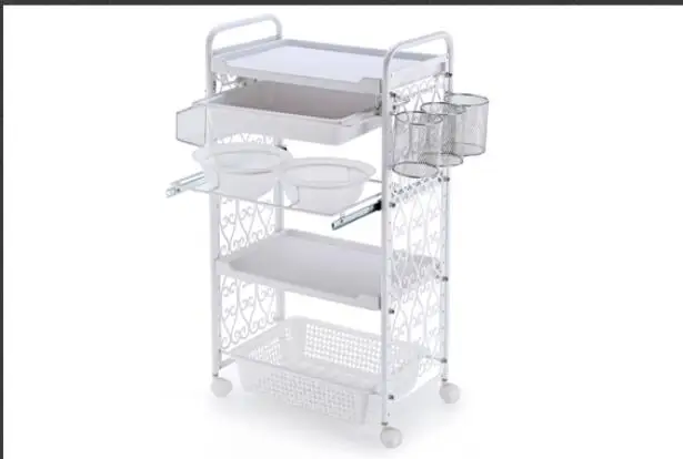 Japanese beauty cart super practical beauty salon tool car small bubble instrument rack multi-layer cart